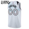 NBA Børn Trøje Minnesota Timberwolves Custom 2024-25 Nike City Edition Hvid Swingman